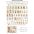 Miniatyrbillede 2 af 5: Vintage Scrapbooking Materialepakke (200 stk.) til Trash Journaling Bullet Journaling Planner Botanisk Papir Sticker Craft Kit Æstetisk