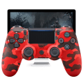 Pikkukuva 3 / 5: Langaton peliohjain Ohjain Bluetooth Dual Head Gamepad Joystick Gamepad yhteensopiva pelikonsolin kanssa 4-punainen naamiointi