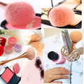 Miniatyrbillede 4 af 5: Negle Støv Børste Blød Hårbørste-Net Rød Børste-10make up