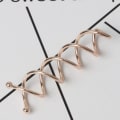 Miniatyrbild 4 av 7: 20 Spiralhårnålar Twist Clips Runda Hårklämmor Hårstyling Spiral För Diy Hårstyling Nålar Twist Clips-Rose Gold