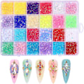 Miniatyrbillede 7 af 9: Lille Krystal Rhinestones Sæt | 3500 Stykker Glitter Resin Rhinestones Sæt, Flatback AB Klare Juveler Diamanter Negledekorationer til Niktule B