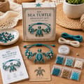 DIY 3D Bracelet Kit Turtle Suitable for Beginners, Craft Enthusiasts, Kids, Teens, Art Classes, and Office & Home Decor