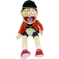 Miniatyrbillede 1 af 4: 24-tommer høj Jeffy's søster Feebee Puppet Plushie legetøj med fungerende mund - Sjovt Puppet's legetøj til ideel gave til børn