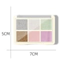 Miniatyrbillede 2 af 6: Neglekunst Solid Magic Mirror Pudder-6 Farver Solid Pudder 11make up