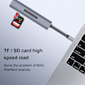 Pikkukuva 4 / 7: 9-in-1 Type-C-keskitin, moniporttisovitin, jossa 4K HDMI, VGA, Type C PD, MacBook Ethernet-tuella