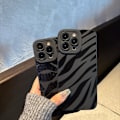 Miniatyrbilde 3 av 8: for iPhone 16 Pro Max Deksel 6.9 Tommer 2024, Estetisk Hjerteprint iPhone 16 Pro Max Deksel for Kvinner Jenter Menn, Silikon Beskyttende Telefondeksel for iPhon Zebra Stripe iPhone 15 Pro Max