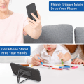 Miniatyrbillede 7 af 7: Ultra-tynd foldbar løftbar mobiltelefonholder - sort