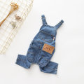 Miniatyrbild 1 av 5: Hundskjortor Kläder Denim Overaller, Husdjursjeans Onesies Kläder, Mode Bekväma Blå Byxor Kläder för Hundar Katter Pojke Flicka (Blå, XX-Large）
