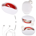 Miniatyrbillede 5 af 7: Automatisk ledningsopruller ledning/ledning opbevaring husholderske/indtrækkelig ledningsarrangør til USB-kabler, hovedtelefonkabel