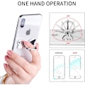 Miniatyrbild 3 av 5: Metall Mobiltelefon Finger Ring Stabilitet Hållare Bak Stativ Hopvikbar Handgrepp Knopp Loop Bilfäste Haken Kickstand(Rose Guld)