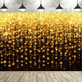 Pikkukuva 3 / 4: 7x5ft Kulta Glitter Tausta Musta Kulta Abstrakti Sparkle Bokeh Paljetti Valokuvaus Tausta Hää Morsiussuihku Valmistujaiset Juhlat Koristelu