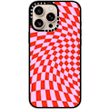 Miniatyrbilde 4 av 5: Kompakt iPhone 16 Pro Max Deksel [Lettvekt / 1,2 m 2X Militær Grad Fallbeskyttelse/Slank] - Kirsebær - Klar Svart Strawberry Checkers iPhone 16 Pro Max