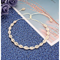 Miniatyrbillede 4 af 5: Cowrie Shell Choker Halskæde til Kvinder Puka Shell Halskæde Snøret Seashell Halskæde Hawaiian Strand Smykker