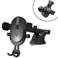Miniatyrbillede 3 af 7: Sugekop + Luftventilationsbilholder Sort