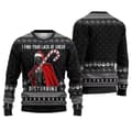Santa Darth Vader Jullig Grim Trøje Star Wars The Mandalorian Herrer Pullover Tøj Efterår Vinter Dame Sweatshirt stil 3