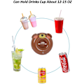 Miniatyrbillede 3 af 5: Flydende drikkekopholder til pool, 10 stk. oppustelig drikkeholder drikkefloats drikkefloaties til poolparty