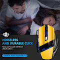 Miniatyrbillede 7 af 7: 4 Justerbar DPI og 7 Knapper LED Optisk USB Kablet Gaming Mus til Gamer PC MAC-gul
