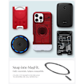 Miniatyrbild 8 av 8: Spigen Fodral för iPhone 16 Pro Max, Classic C1 MagFit Designad för Apple iPhone 16 Pro Max - Bondi Blå Ruby iPhone 16 Pro Max