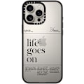 Miniatyrbilde 3 av 5: Kompakt iPhone 16 Pro Max Deksel [Lettvekt / 1,2 m 2X Militær Grad Fallbeskyttelse/Slank] - Kirsebær - Klar Svart Life Goes on iPhone 16 Pro Max