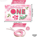 Miniatyrbilde 4 av 5: En i en melon-bakgrunn - Stor, 72x44 tommer | En i en melon-festdekorasjoner | En i en melon-banner for sommerlige vannmelon-bursdagsdekorasjoner