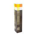 Miniatyrbillede 1 af 4: Minecraft Brunsten Fackel - 11 tommer LED natlampe - USB C