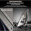 Miniatyrbild 5 av 7: Ny Aluminiumram Metallstötfångarram Smalt Hårdskal för iPhone16 ProMax, Metallramsskydd med Mjuk Inre Stötfångare, Upphöjd Kant Skydd (Guld Gold Titanium For iPhone16 Pro