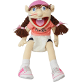 Miniatyrbild 1 av 4: 24-tums lång Jeffys syster Feebee Puppet Plushie Toy med fungerande mun - Rolig Puppet's Toy för idealisk present till barn