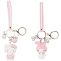 Miniatyrbillede 1 af 5: 2 stk. Søde Kawaii Tilbehør Anime Nøglering Sød Nøglering Nøglering Nøglepung Håndtaske Bilcharms - My Melody+KT Cat
