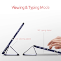 Miniatyrbilde 2 av 7: Ultra Slim Smart Case med gummiert fleksibel TPU bakdeksel, automatisk søvn/vekk og visning/skriv stativ for iPad Mini 5 - helt blå