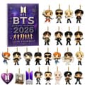 KPOP Group Advent Calendar 2026, Acrylic Countdown Blind Box with 24 Compartments, BTS4 BTS4