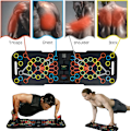 Miniatyrbillede 2 af 5: 41 i 1 Push Up Bodybuilding Push Up Bræt med Håndtag Smart Måler & Foldbar Modstandsbånd Bræt og Fitnessmaskine System Muskeltræningsudstyr