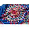Miniatyrbillede 3 af 4: Dame Oversize Tassel Shawl Scarf med Broderi