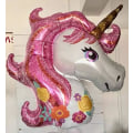 Miniatyrbilde 4 av 4: 2 stk Unicorn folie ballonger bursdagsfest forsyninger dekorasjon for barn helium ballong