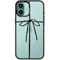 Miniatyrbilde 4 av 6: Kompakt iPhone 16 Pro Max Deksel [Lettvekt / 1,2 m 2X Militær Grad Fallbeskyttelse/Slank] - Kirsebær - Klar Svart Wrapped in a Bow iPhone 16 Plus