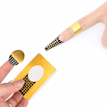 Miniatyrbillede 7 af 7: 200 stk. Neglekunst Form Guld Papir HoldeREeauty og Sundhed