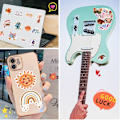 Miniatyrbillede 5 af 5: 50 stk. Boho-klistermærker, æstetiske klistermærker til vandflasker til kvinder og piger, vinyl, vandtætte klistermærker til bærbare computere, kopper, skateboards, telefoner, scrapbøger, cykler, kufferter, guitarer