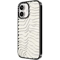 Miniatyrbilde 6 av 6: Kompakt iPhone 16 Pro Max Deksel [Lettvekt / 1,2 m 2X Militær Grad Fallbeskyttelse/Slank] - Kirsebær - Klar Svart Zebra Stripe iPhone 16