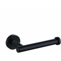 Miniatyrbillede 1 af 5: Toiletpapirholder i rustfrit stål - Toiletpapirholder i 304 børstet rustfrit stål til badeværelsestilbehør Køkken (sort)