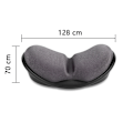 Miniatyrbillede 5 af 7: Gaming Mouse Pad - Grå. Til kontorcomputer bærbare holdbar behagelig letvægts nem skrivning smertelindring
