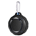 Miniatyrbild 2 av 5: Vattentät Bluetooth-högtalare för utomhusbruk, trådlös bärbar miniduschresehögtalare med subwoofer - svart