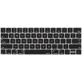 Miniatyrbillede 3 af 5: Ultra tynd tastaturbeskytter kompatibel med MacBook Pro - Sort