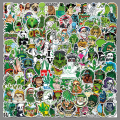 Miniatyrbillede 2 af 5: 200 stykker \"Creative Trend Green Style\" graffiti vinyl vandtætte klistermærker til bærbare computere, mobiltelefoner, skateboards, kufferter, vandflasker