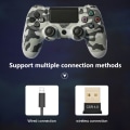Miniatyrbillede 4 af 5: Trådløs Game Controller Controller Bluetooth Dual Head Gamepad Joystick Gamepad kompatibel med Game Console 4-grå camouflage