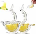 Akryl Fågel Citronpress Ergonomisk Citronpress Fruktpress med Hällpip 5st