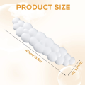 Miniatyrbilde 2 av 5: Keyboard Cloud Håndleddstøtte, Myk Komfortabel Søt Keyboard Håndleddstøtte Antislipp Ergonomisk Støtte Cloud Desk Håndleddstøtte Støtte & Minneskum (Hvit)