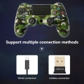 Miniatyrbillede 4 af 5: Trådløs Game Controller Controller Bluetooth Dual Head Gamepad Joystick Gamepad kompatibel med Game Console 4-grøn camouflage