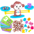 Miniatyrbillede 1 af 5: Monkey Balance - Sjovt matematisk spil til piger og drenge | Sjovt, lærerigt børnegave og legetøj til børn i alderen 3+ (64-delt sæt)