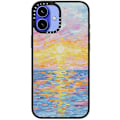 Miniatyrbilde 3 av 6: Kompakt iPhone 16 Pro Max Deksel [Lettvekt / 1,2 m 2X Militær Grad Fallbeskyttelse/Slank] - Kirsebær - Klar Svart Frosted Sunset iPhone 16 Plus