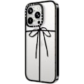 Miniatyrbilde 5 av 5: Kompakt iPhone 16 Pro Max Deksel [Lettvekt / 1,2 m 2X Militær Grad Fallbeskyttelse/Slank] - Kirsebær - Klar Svart Wrapped in a Bow iPhone 16 Pro