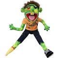 Miniatyrbild 1 av 4: 24-tums lång Jeffys syster Feebee Puppet Plushie Toy med fungerande mun - Rolig Puppet's Toy för idealisk present till barn